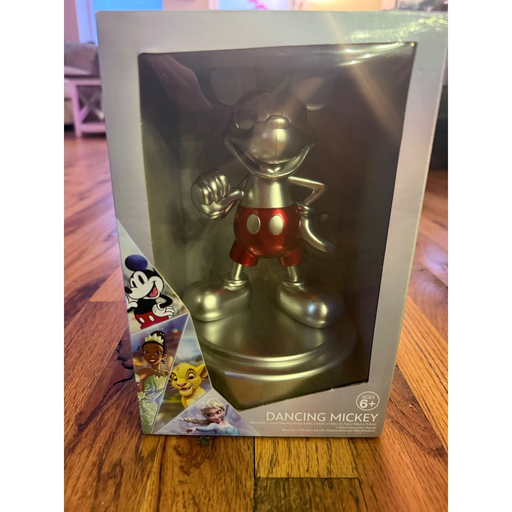 Disney 100 Dancing Mickey Animated Figure Limited Edition 9 Inch Tall New In Box